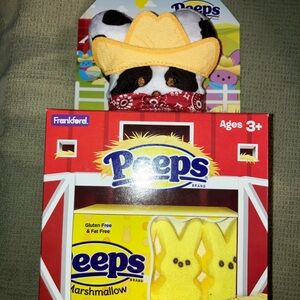 Peeps Marshmallow Treats with Cowboy Toy